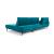 Rotterdam Fabric/Leather L-Shape Sectional Sofa w/ Motion & Chaise Lounge