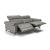Leggiadro Leather Power Reclining Loveseat & a Half