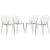 Cornelia Plastic Dining Chair (Set of 4)