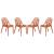Cornelia Plastic Dining Chair (Set of 4)