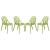 Cornelia Plastic Dining Chair (Set of 4)