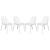 Cornelia Plastic Dining Chair (Set of 4)