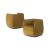 Wally Fabric/Leather Swivel Chair