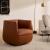 Wally Fabric/Leather Swivel Chair
