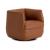 Wally Fabric/Leather Swivel Chair