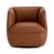 Wally Fabric/Leather Swivel Chair