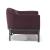 Poli Fabric/Leather Armchair