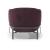 Poli Fabric/Leather Armchair