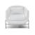 Poli Fabric/Leather Armchair