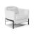 Poli Fabric/Leather Armchair