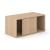 Choice 1H Office Melamine Cabinet w/Sliding Door