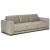 Boston Fabric/Leather Large Sofa