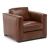 Copenhagen Fabric/Leather Armchair