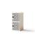 Choice Single Row Locker With 2 Small Lockable Perforated Metal Doors