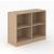 Choice 2H Office Bookcase w/2 Shelves, Width 39.3
