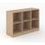Choice 2H Office Bookcase w/3 Shelves