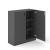 Choice 3H Office Cabinet w/2 Shelves & Lock, Width 39.3