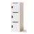 Choice Office Single Row Locker w/3 Small Lockable Doors, Mail Slots, Electronic Keypad Lock