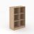 Choice 3H Office Bookcase w/4 Fixed Shelves