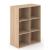 Choice 3H Office Bookcase w/4 Fixed Shelves