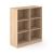 Choice 3H Office Bookcase w/4 Fixed Shelves, Width 39.3