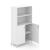 Choice 4H Office Cabinet w/Lock, 2 Doors & 1 Open Fixed Shelf