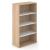 Choice 4H Office Bookcase w/3 Fixed Shelves