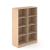 Choice 4H Office Bookcase w/6 Fixed Shelves, Width 39.3