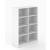 Choice 4H Office Bookcase w/6 Fixed Shelves, Width 39.3