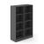 Choice 4H Office Bookcase w/6 Fixed Shelves, Width 39.3