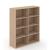 Choice 4H Office Bookcase w/6 Fixed Shelves, Width 47.2