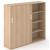 Choice 4H Office Cabinet w/Sliding Doors, Width 62.9