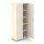Choice 5H Office Cabinet w/Lock, Fixed Shelf & 3 Shelves, Width 31.4