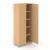 Choice 5H Office Cabinet w/Lock, Fixed Shelf & 3 Shelves, Width 31.4