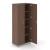 Choice 5H Office Cabinet w/Lock, Fixed Shelf & 3 Shelves, Width 31.4