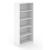 Choice 5H Office Bookcase w/4 Fixed Shelves