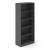 Choice 5H Office Bookcase w/4 Fixed Shelves