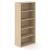 Choice 5H Office Bookcase w/4 Fixed Shelves