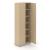 Choice 6H Office Cabinet w/Lock, Fixed Shelf & 4 Shelves, Width 31.4
