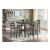 Sharon Transitional Counter Height Dining Room Set (Table + 4Chairs)