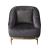 Almira Fabric Velvet Arm Chair