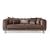Almira Fabric Velvet Living Set