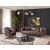 Almira Fabric Velvet Living Set