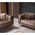 Almira Fabric Velvet Living Set