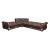 Americana Customizable Fabric Convertible L-Shaped Modular Sectional Sofa, Compositon 1