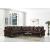 Americana Fabric Convertible L-Shaped Sectional Sofa