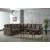 Americana Fabric Convertible L-Shaped Sectional Sofa