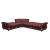 Americana Fabric Convertible L-Shaped Sectional Sofa