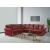 Americana Fabric Convertible L-Shaped Sectional Sofa