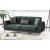 Angel Microfiber Fabric Convertible Low Profile Sofabed